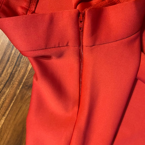 asos Midi Bright Pink Circle Skirt - Picture 3 of 9